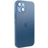 Чохол TPU+Glass Sapphire matte case для Apple iPhone 14 (6.1'') Голубой (35308)