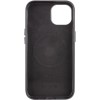 Шкіряний чохол Leather Case (AA Plus) with MagSafe для Apple iPhone 12 Pro / 12 (6.1'') Черный (37427)