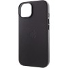 Шкіряний чохол Leather Case (AA Plus) with MagSafe для Apple iPhone 12 Pro / 12 (6.1'') Черный (37427)
