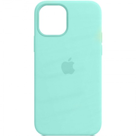Шкіряний чохол Leather Case (AA Plus) with MagSafe для Apple iPhone 14 (6.1'') Блакитний (35430)