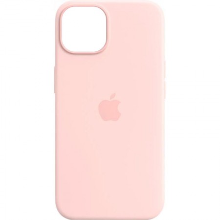 Шкіряний чохол Leather Case (AA Plus) with MagSafe для Apple iPhone 14 Plus (6.7'') Рожевий (35449)