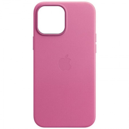 Шкіряний чохол Leather Case (AA Plus) with MagSafe для Apple iPhone 14 Plus (6.7'') Черный (35447)