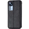 Шкіряний чохол книжка GETMAN Cubic (PU) для Xiaomi 12T / 12T Pro Черный (35488)