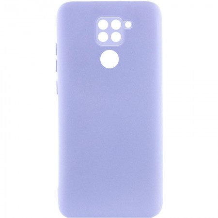 Чохол Silicone Cover Lakshmi Full Camera (A) для Xiaomi Redmi Note 9 / Redmi 10X Бузковий (36286)