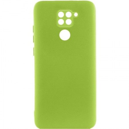 Чохол Silicone Cover Lakshmi Full Camera (A) для Xiaomi Redmi Note 9 / Redmi 10X Зелений (43727)