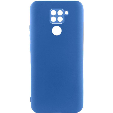 Чохол Silicone Cover Lakshmi Full Camera (A) для Xiaomi Redmi Note 9 / Redmi 10X Синій (43729)