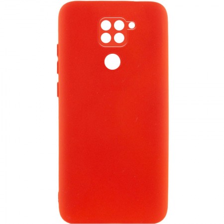 Чохол Silicone Cover Lakshmi Full Camera (A) для Xiaomi Redmi Note 9 / Redmi 10X Червоний (36283)