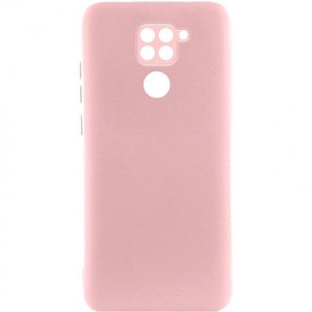 Чохол Silicone Cover Lakshmi Full Camera (A) для Xiaomi Redmi Note 9 / Redmi 10X Рожевий (43725)