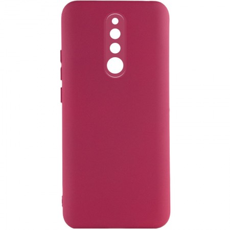 Чохол Silicone Cover Lakshmi Full Camera (A) для Xiaomi Redmi 8 Бордовий (35514)