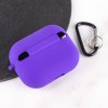 Силіконовий футляр з мікрофіброю для навушників Airpods Pro 2 Фіолетовий (36561)