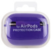 Силіконовий футляр з мікрофіброю для навушників Airpods Pro 2 Фиолетовый (36561)