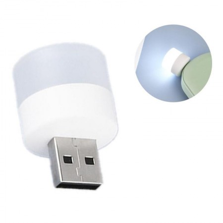 USB лампа LED 1W Білий (35586)