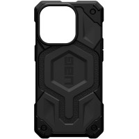 Ударопрочный чехол UAG Monarch Pro with MagSafe Leather для Apple iPhone 13 Pro (6.1'') Чорний (36068)