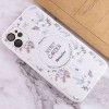 TPU+PC чохол Secret Garden with MagSafe для Apple iPhone 11 (6.1'') Белый (44442)