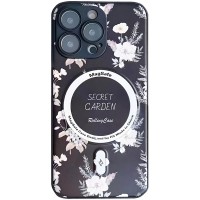 TPU+PC чохол Secret Garden with MagSafe для Apple iPhone 13 Pro Max (6.7'') Чорний (37790)
