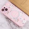 TPU+PC чохол Secret Garden with MagSafe для Apple iPhone 13 (6.1'') Розовый (37784)