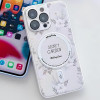 TPU+PC чохол Secret Garden with MagSafe для Apple iPhone 12 Pro (6.1'') Білий (44450)