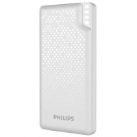 Портативний зарядний пристрій Powerbank Philips Display 10000mAh 12W (DLP2010N/62) Білий (35623)