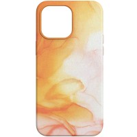 Шкіряний чохол Figura Series Case with MagSafe для Apple iPhone 13 (6.1'') Оранжевый (35651)