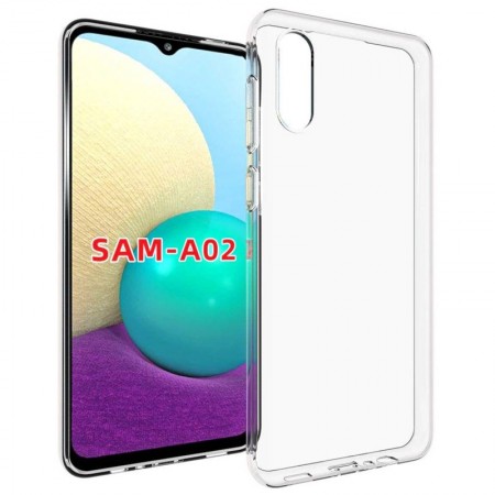 TPU чохол Epic Transparent 1,5mm для Samsung Galaxy A02 Прозрачный (36131)