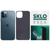 Захисна плівка SKLO Back (тил) Carbon для Apple iPhone SE (2020) Чорний (35735)