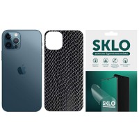 Захисна плівка SKLO Back (тил) Snake для Apple iPhone 12 (6.1'') Чорний (35868)