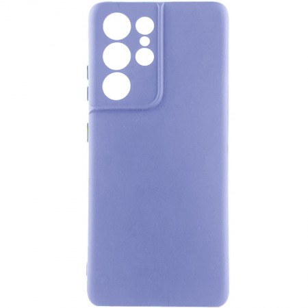 Чохол Silicone Cover Lakshmi Full Camera (A) для Samsung Galaxy S23 Ultra Сиреневый (38389)