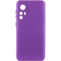 Чохол Silicone Cover Lakshmi Full Camera (A) для Xiaomi 12T / 12T Pro Фіолетовий (36359)