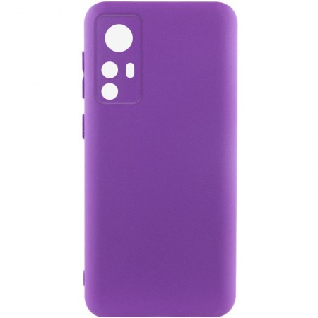 Чохол Silicone Cover Lakshmi Full Camera (A) для Xiaomi 12T / 12T Pro Фиолетовый (36359)
