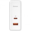 СЗУ Baseus GaN5 Pro Type-C+USB 100W EU (CCGP09020) Белый (38407)