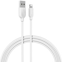 Дата кабель Borofone BX14 USB to Lightning (1m) Белый (36403)
