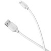 Дата кабель Borofone BX14 USB to Lightning (3m) Білий (36405)