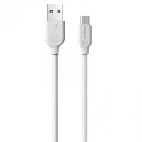 Дата кабель Borofone BX14 USB to MicroUSB (1m) Білий (36650)