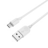 Дата кабель Borofone BX14 USB to MicroUSB (1m) Білий (36650)