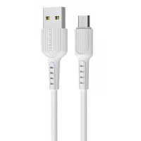 Дата кабель Borofone BX16 USB to MicroUSB (1m) Білий (36412)