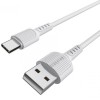 Дата кабель Borofone BX16 USB to Type-C (1m) Белый (36414)