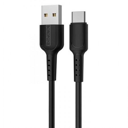 Дата кабель Borofone BX16 USB to Type-C (1m) Черный (36415)