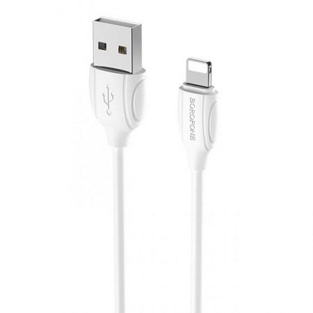 Дата кабель Borofone BX19 USB to Lightning (1m) Белый (36418)