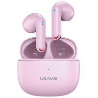 Бездротові TWS навушники Usams-NX10 BT 5.2 Рожевий (37811)