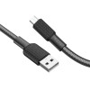 Дата кабель Hoco X69 Jaeger USB to MicroUSB (1m) Черный (37909)