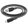 Дата кабель Hoco X69 Jaeger USB to MicroUSB (1m) Черный (37909)