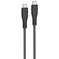 Дата кабель Hoco  X67 ''Nano'' 60W Type-C to Type-C (1m) Чорний (37923)