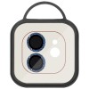 Захисне скло Metal Classic на камеру (в упак.) для Apple iPhone 12 / 12 mini / 11 Синій (36862)