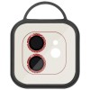 Захисне скло Metal Classic на камеру (в упак.) для Apple iPhone 12 / 12 mini / 11 Красный (36865)