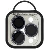 Захисне скло Metal Shine на камеру (в упак.) для Apple iPhone 12 Pro / 11 Pro / 11 Pro Max Черный (38425)