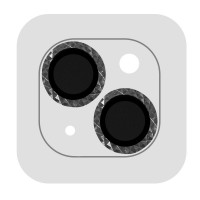 Захисне скло Metal Shine на камеру (в упак.) для Apple iPhone 13 mini / 13 Сірий (38426)