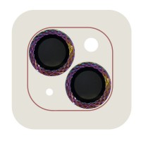 Захисне скло Metal Classic на камеру (в упак.) для Apple iPhone 14 (6.1'') / 14 Plus (6.7'') Бузковий (36888)