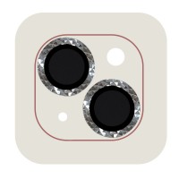 Захисне скло Metal Classic на камеру (в упак.) для Apple iPhone 14 (6.1'') / 14 Plus (6.7'') Сріблястий (36891)