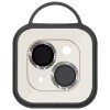 Захисне скло Metal Classic на камеру (в упак.) для Apple iPhone 14 (6.1'') / 14 Plus (6.7'') Сріблястий (36891)