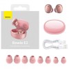 Bluetooth навушники Baseus Bowie E2 TWS (NGTW09) Рожевий (38429)